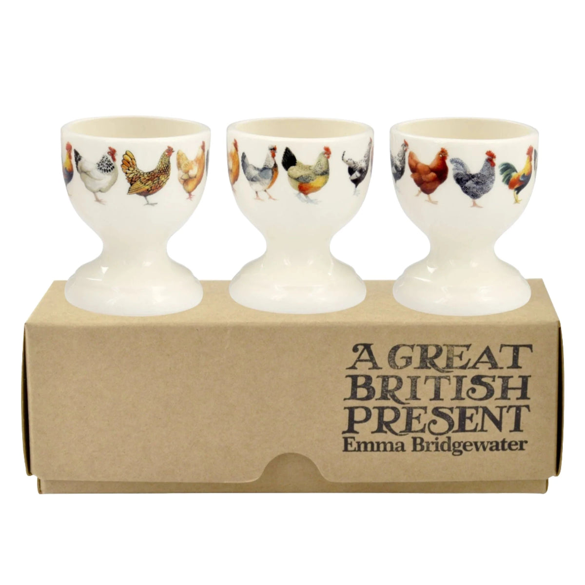 Rise & Shine Set of 3 Egg Cups Boxed
