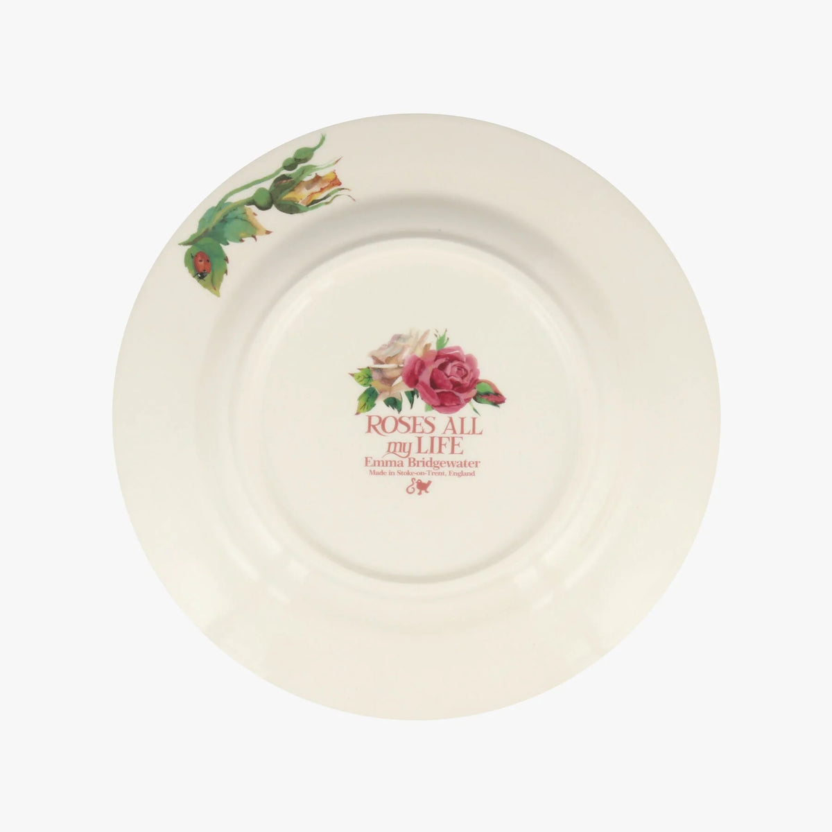 Roses All My Life 8 1/2 Inch Plate