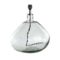Baba Clear Glass Lamp - Large Wide