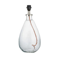 Small Tall Clear Baba Glass Lamp