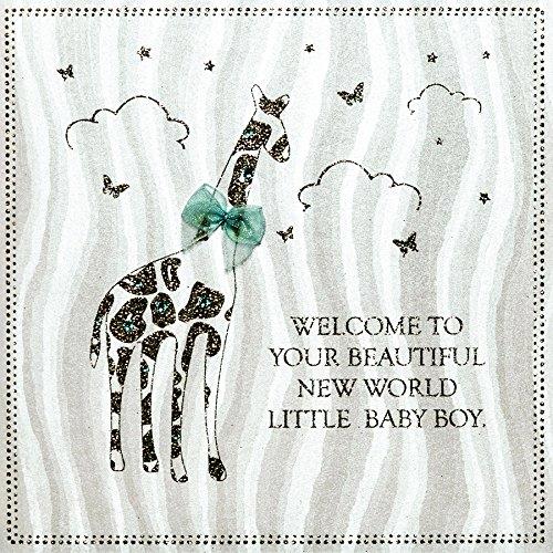 Welcome To Your Beautiful New World – Baby Boy Card