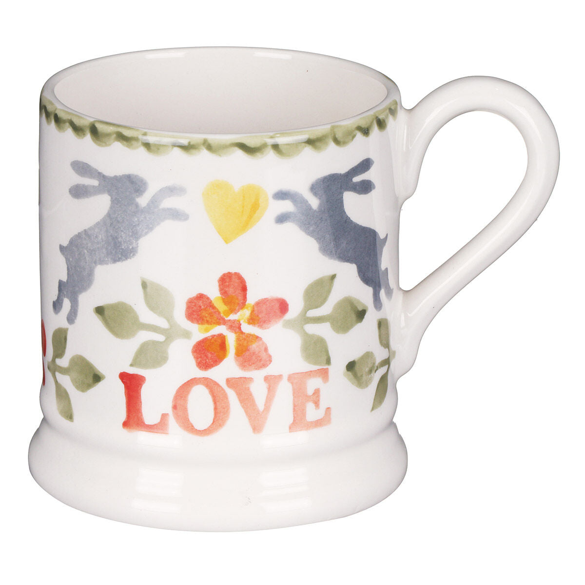 Love Lovebirds Half Pint Mug