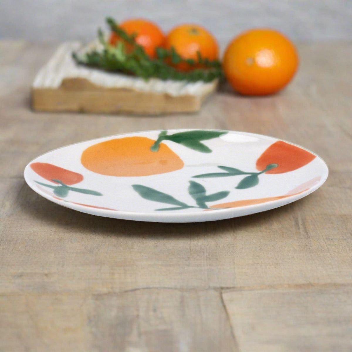 Stoneware Side Plate - Clementine