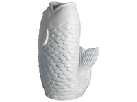 Decorative Fish Vase White