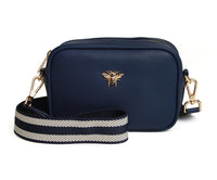 Mini Mayfair with Webbing Strap - Navy