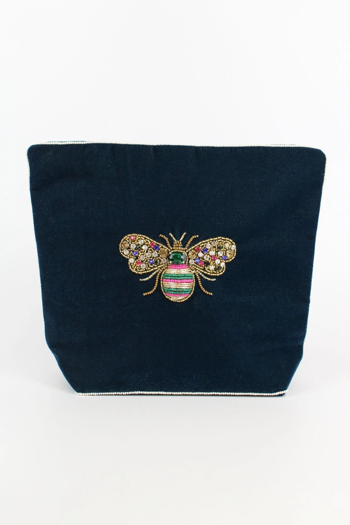 Jewelled Bee Makeup Bag