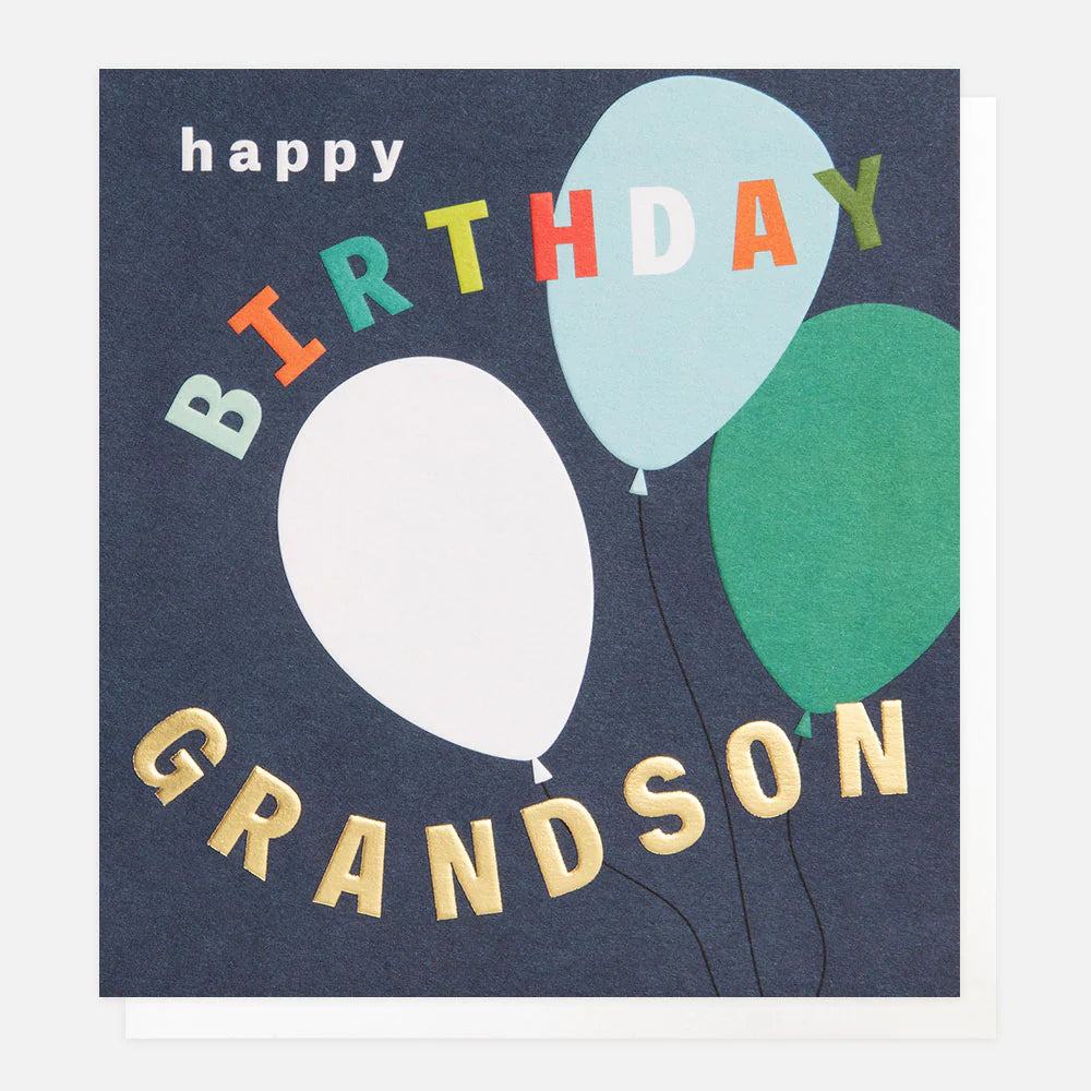 Happy Birthday Grandson Card