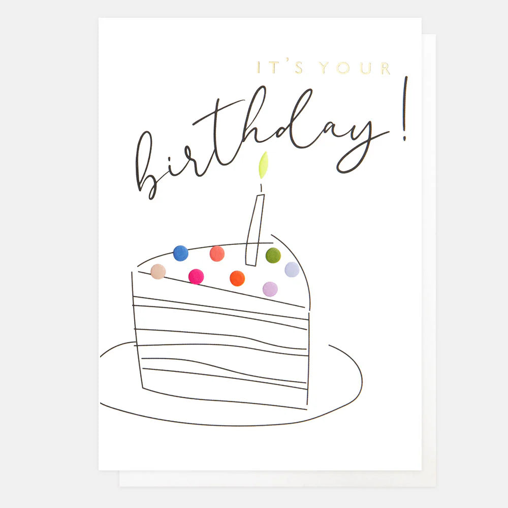 Its Your Birthday Cake Slice
