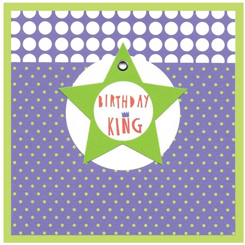 birthday king card