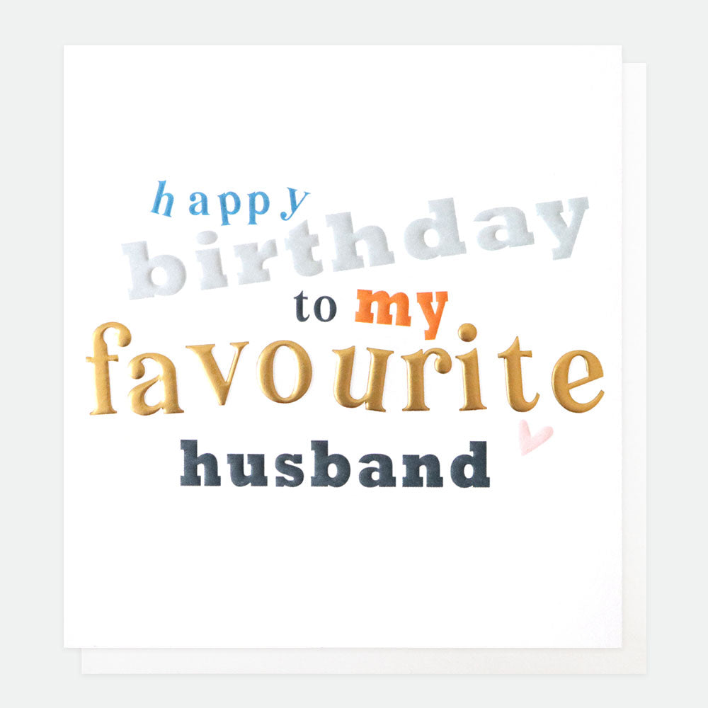 Happy Birthday Favourite Husband