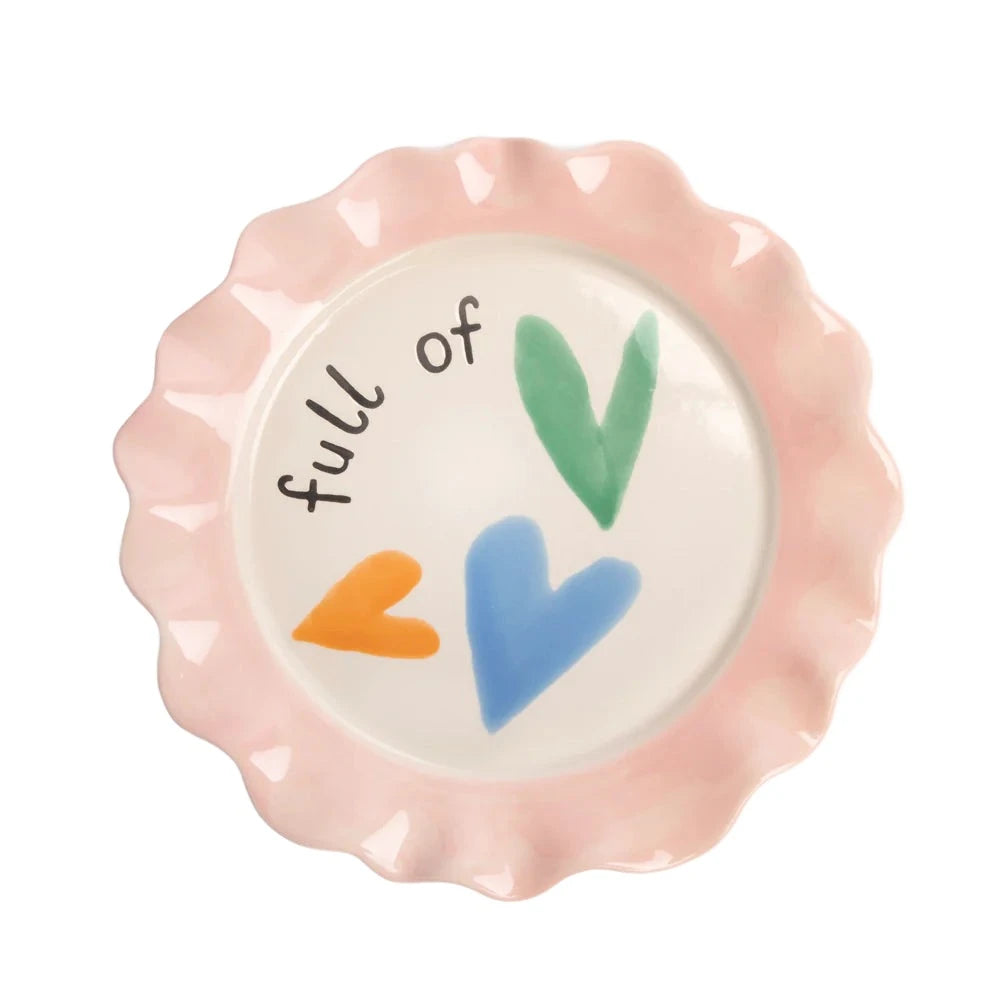 Full of Love Hearts Plate