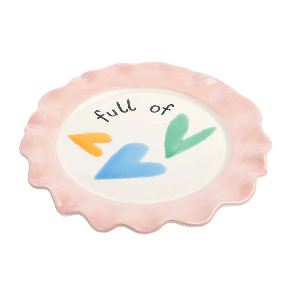 Full of Love Hearts Plate