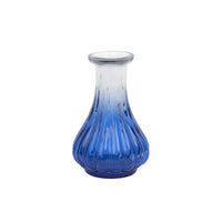 Recycled Glass Bud Vase Blue