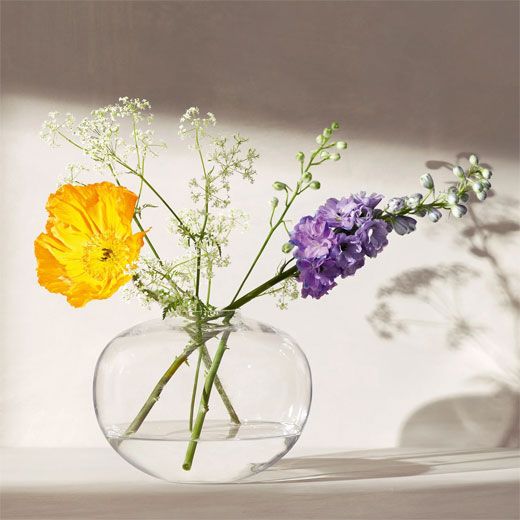 LSA - Signature Flower Small Curved Bouquet Vase