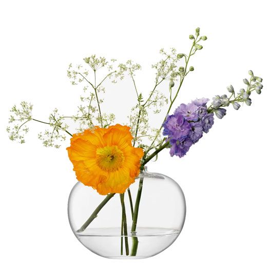 LSA - Signature Flower Small Curved Bouquet Vase