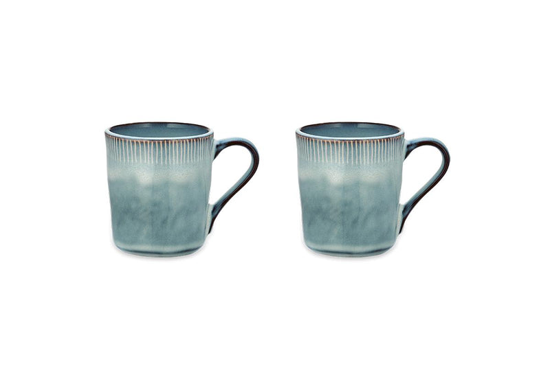 Malia Mug Set of Two - Dusty Blue