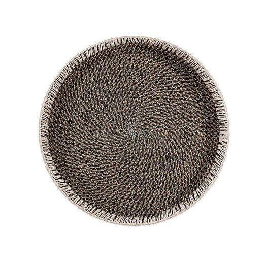 Sadie Basket Wall Art - Black & Natural Small