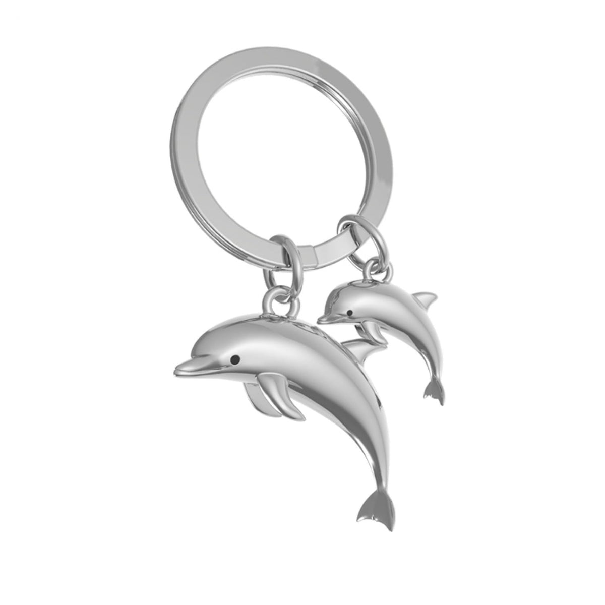Dolphin & Baby Keyring