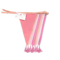 We Heart Birthdays Pink Fabric Cotton Bunting