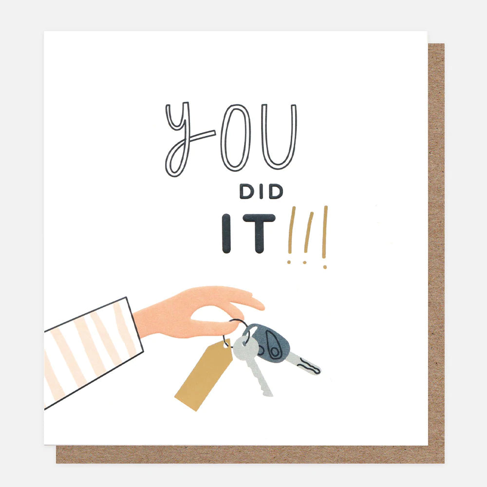 You Did It Car Keys Congratulations