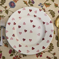 Pink Hearts 10 1/2 Inch Plate