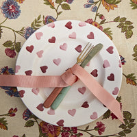 Pink Hearts 8 1/2 Inch Plate