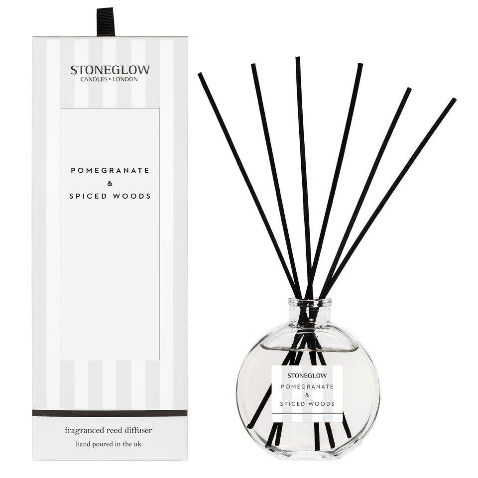 Modern Classics - Pomegranate & Spiced Woods Reed Diffuser