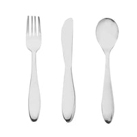 Bambino Silver Plated Baby Knife Fork Spoon Set