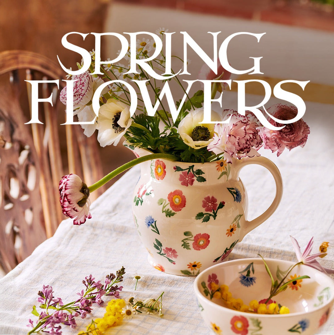 The Tumble of an English Garden: Emma Bridgewater’s Poppies & Pinks Collection