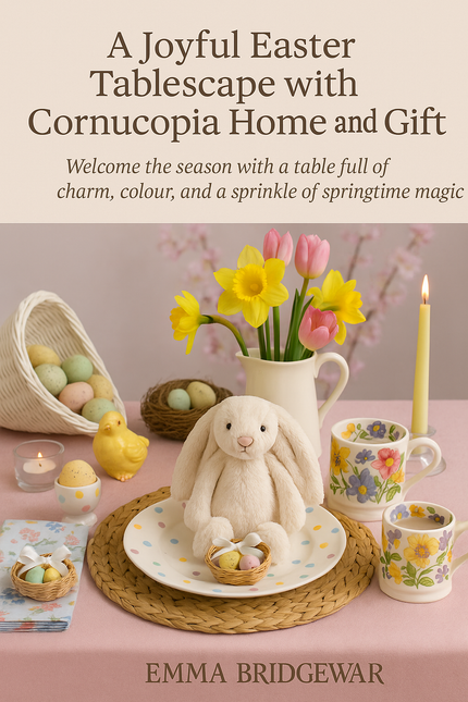 A Joyful Easter Tablescape with Cornucopia Home and Gift