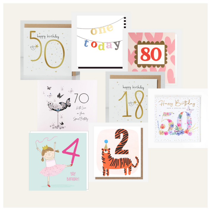 Birthday Cards  (Ages)