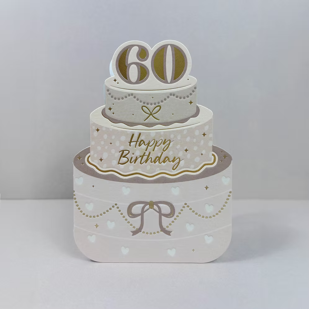 Taking Shape- Age 60 Birthday Card