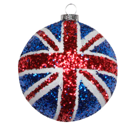 Union Jack Sparkling Bauble