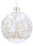 London Skyline Glass Bauble - Clear