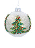 Green and White Multicoloured Tree Bauble