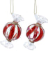 Clear Red Glass Sweet - 2 Assorted