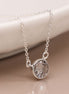 Crystal Silver Plated Necklace