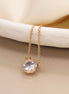 Crystal Gold Plated Necklace