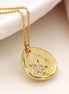 Gold Plated Teardrop Necklace