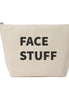 Large 'Face Stuff' Pouch - Natural