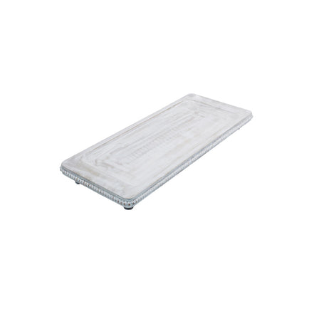 Beaded Mango Small Footed Platter