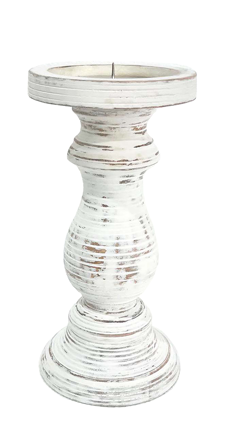 Striped Candle Holder Large