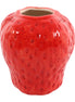 Strawberry Style Vase - Red