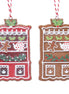 Gingerbread Dresser Resin Decoration - 2 Assorted Design