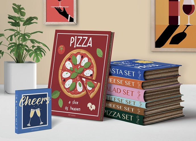 2-Piece Pizza Set - Cutting Board + Pizza Cutter G