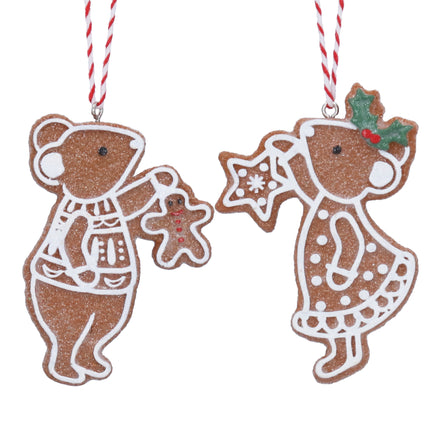 Holly & Alfie Mouse Iced Gingerbread Decoration