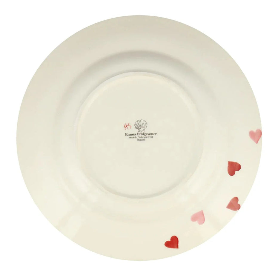 Pink Hearts 10 1/2" Plate