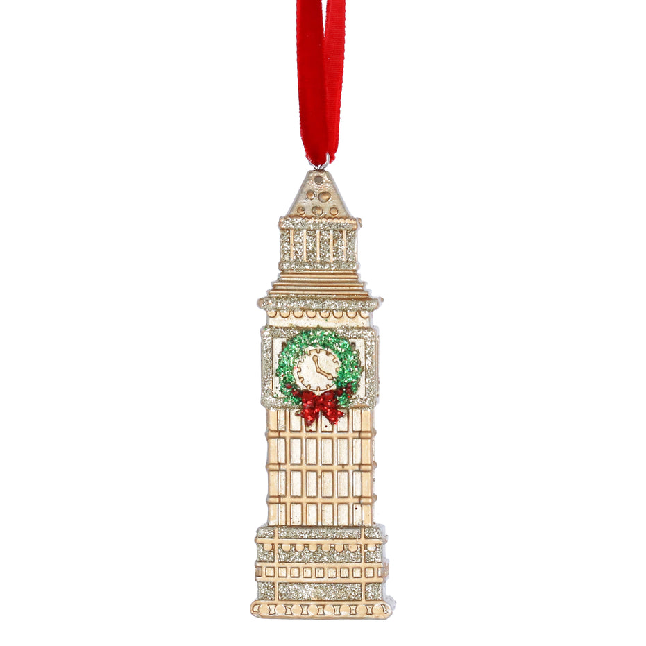 Gold Big Ben Decoration