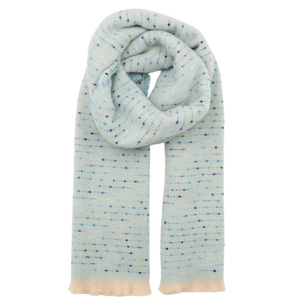 Winter Weight Scarf - Speckled Blue