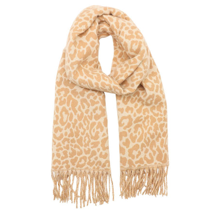 Winter Weight Scarf - Animal Cream